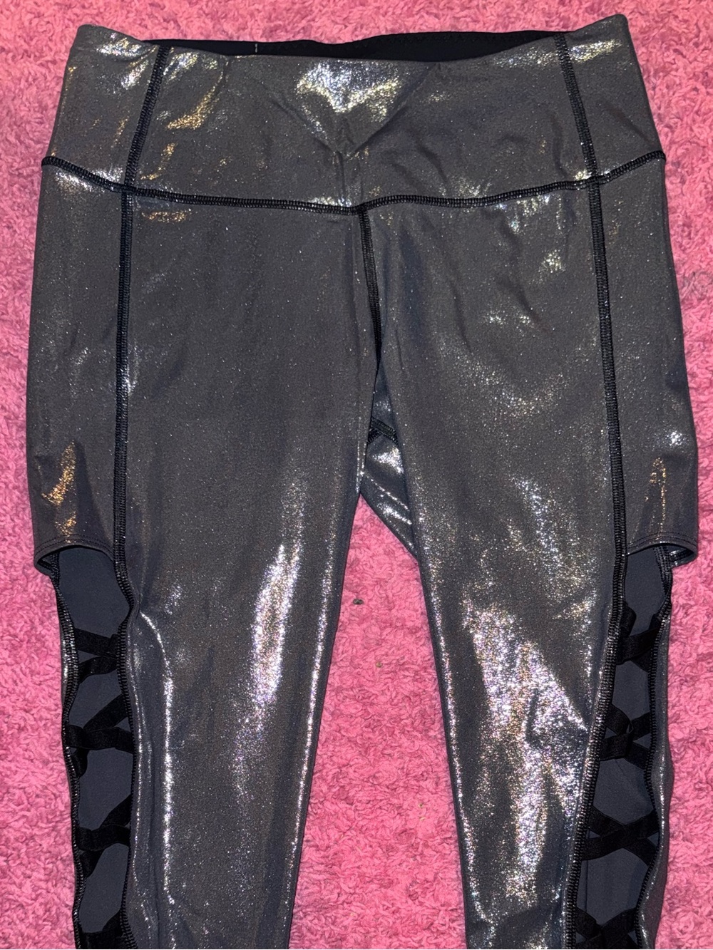 Victoria's Secret Sport Black High-Waist Athletic Leggings! - Picture 2 of 4